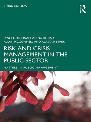cover image of Risk and Crisis Management in the Public Sector